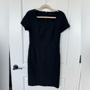 Ann Taylor Classic Navy Midi Dress